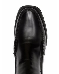 schwarze Chelsea Boots aus Leder von Hereu