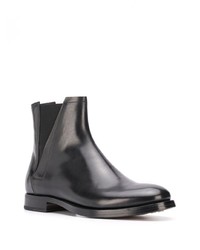 schwarze Chelsea Boots aus Leder von Silvano Sassetti