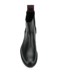 schwarze Chelsea Boots aus Leder von DSQUARED2