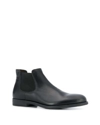 schwarze Chelsea Boots aus Leder von Fratelli Rossetti