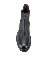 schwarze Chelsea Boots aus Leder von Fratelli Rossetti