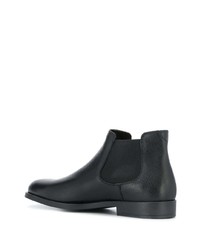 schwarze Chelsea Boots aus Leder von Fratelli Rossetti