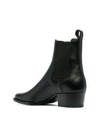 schwarze Chelsea Boots aus Leder von Amiri