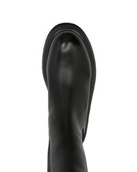 schwarze Chelsea Boots aus Leder von Marsèll