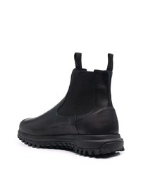 schwarze Chelsea Boots aus Leder von Diemme