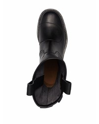 schwarze Chelsea Boots aus Leder von Buttero