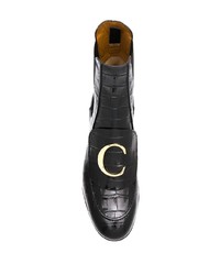 schwarze Chelsea Boots aus Leder von Chloé