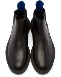 schwarze Chelsea Boots aus Leder