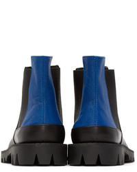 schwarze Chelsea Boots aus Leder