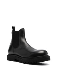 schwarze Chelsea Boots aus Leder von Officine Creative