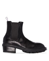 schwarze Chelsea Boots aus Leder von Eytys