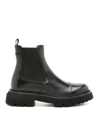 schwarze Chelsea Boots aus Leder von Ferragamo