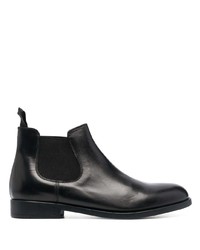 schwarze Chelsea Boots aus Leder von Fratelli Rossetti