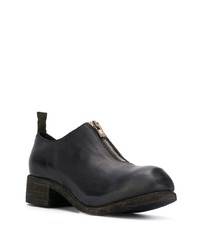 schwarze Chelsea Boots aus Leder von Guidi