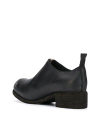 schwarze Chelsea Boots aus Leder von Guidi