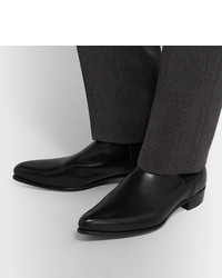 schwarze Chelsea Boots aus Leder von Kingsman