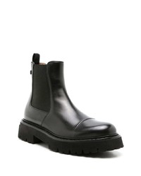 schwarze Chelsea Boots aus Leder von Ferragamo