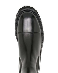 schwarze Chelsea Boots aus Leder von Ferragamo