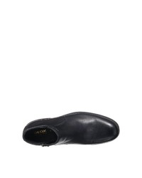 schwarze Chelsea Boots aus Leder von Geox