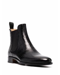 schwarze Chelsea Boots aus Leder von Scarosso