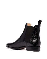 schwarze Chelsea Boots aus Leder von Scarosso