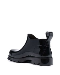 schwarze Chelsea Boots aus Leder von Bottega Veneta