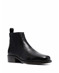 schwarze Chelsea Boots aus Leder von Marsèll