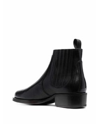 schwarze Chelsea Boots aus Leder von Marsèll