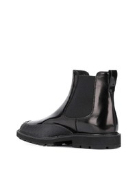 schwarze Chelsea Boots aus Leder von Tod's