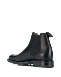 schwarze Chelsea Boots aus Leder von Church's