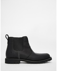 schwarze Chelsea Boots aus Leder von Timberland