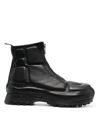 schwarze Chelsea Boots aus Leder von Guidi