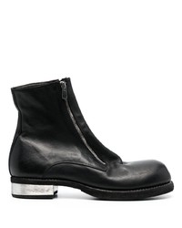 schwarze Chelsea Boots aus Leder von Guidi