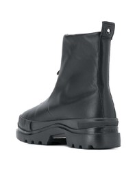 schwarze Chelsea Boots aus Leder von Diesel