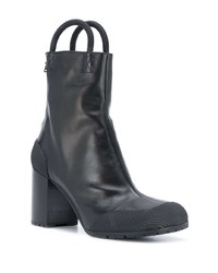 schwarze Chelsea Boots aus Leder von Random Identities