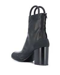 schwarze Chelsea Boots aus Leder von Random Identities