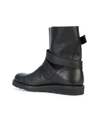 schwarze Chelsea Boots aus Leder von Yohji Yamamoto