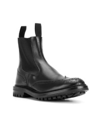 schwarze Chelsea Boots aus Leder von Trickers