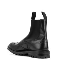 schwarze Chelsea Boots aus Leder von Trickers