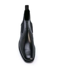 schwarze Chelsea Boots aus Leder von Pierre Hardy