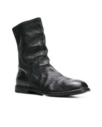 schwarze Chelsea Boots aus Leder von Premiata