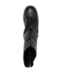 schwarze Chelsea Boots aus Leder von Guidi