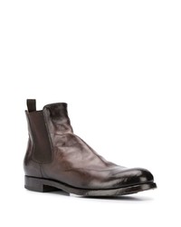 schwarze Chelsea Boots aus Leder von Officine Creative