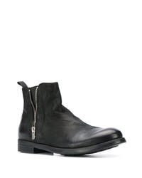 schwarze Chelsea Boots aus Leder von Officine Creative