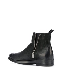 schwarze Chelsea Boots aus Leder von Officine Creative