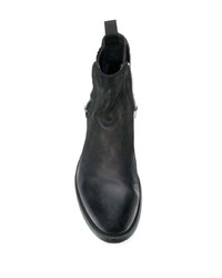 schwarze Chelsea Boots aus Leder von Officine Creative