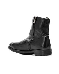 schwarze Chelsea Boots aus Leder von Officine Creative