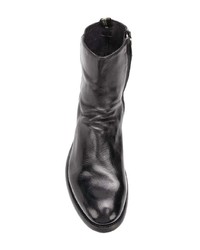 schwarze Chelsea Boots aus Leder von Officine Creative