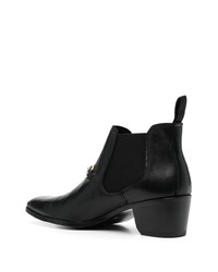 schwarze Chelsea Boots aus Leder von Needles