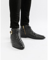 schwarze Chelsea Boots aus Leder von House of Hounds